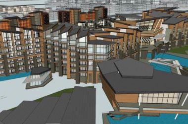 Sketchup住宅模型|高层住宅，现代住宅，现代风格，12层-BIM建筑网