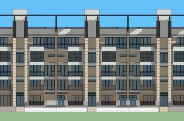 Sketchup住宅模型|多层住宅，现代风格，6层-BIM建筑网