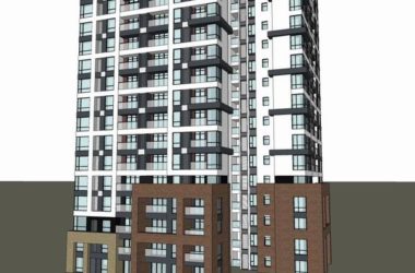 Sketchup住宅模型|高层住宅，现代风格，33层-BIM建筑网