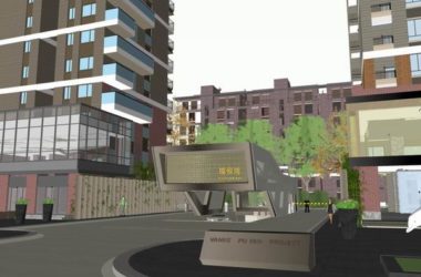 Sketchup住宅模型|高层住宅，现代风格，10~34层-BIM建筑网