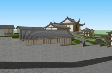 Sketchup古建筑模型|多层寺庙，古寺古庙，古建筑，中式风格-BIM建筑网