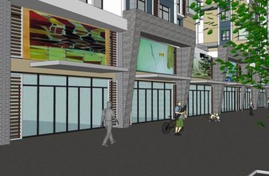 Sketchup住宅模型|高层住宅，现代风格，底商-BIM建筑网