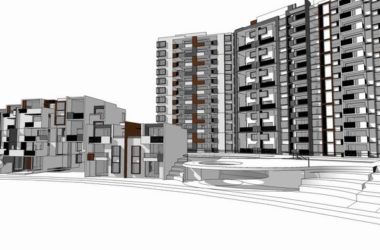 Sketchup住宅模型|高层住宅，洋房，现代风格，海景住宅-BIM建筑网