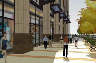 Sketchup住宅模型|高层住宅，商业住宅，底部商业，古典风格，16层-BIM建筑网