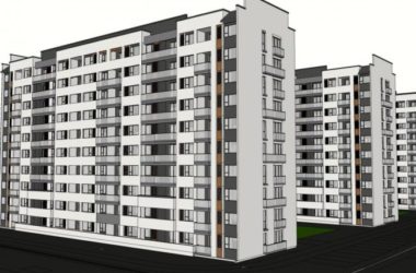 Sketchup住宅模型|高层住宅，现代风格，10层-BIM建筑网