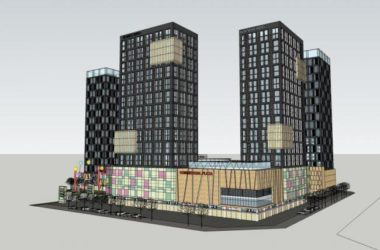 Sketchup综合体模型|多高层综合体，办公住宅商业，现代风格-BIM建筑网