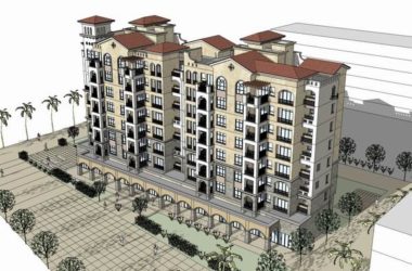 Sketchup住宅模型|多层住宅，古典风格-BIM建筑网