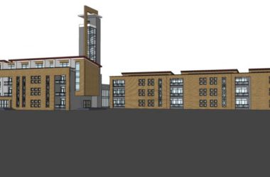 Sketchup学校模型|多层军校营房，学校校园教育建筑，现代风格-BIM建筑网