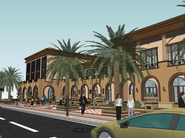 Sketchup住宅模型|高层住宅，古典风格，11层