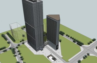 Sketchup住宅模型|超高层住宅，现代风格，39层-BIM建筑网