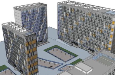 Sketchup商业模型|多层公寓，商业，现代风格，13层-BIM建筑网