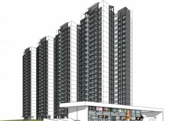 Sketchup住宅模型|高层住宅，现代风格，23层-BIM建筑网