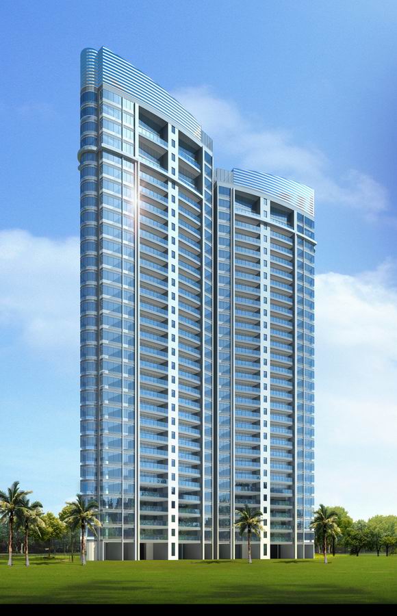 Sketchup住宅模型|高层住宅，现代风格，18层