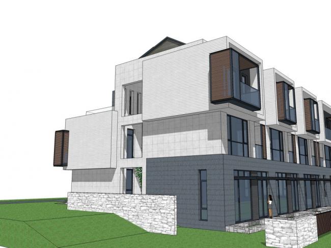 Sketchup住宅模型|多层住宅，古典风格