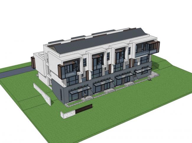 Sketchup住宅模型|多层住宅，古典风格