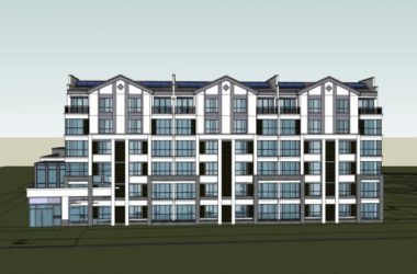 Sketchup住宅模型|多层住宅，现代风格-BIM建筑网