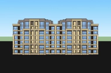Sketchup住宅模型|多层公寓住宅，古典风格-BIM建筑网