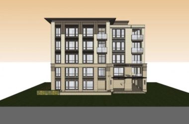 Sketchup住宅模型|多层公寓住宅，现代风格-BIM建筑网