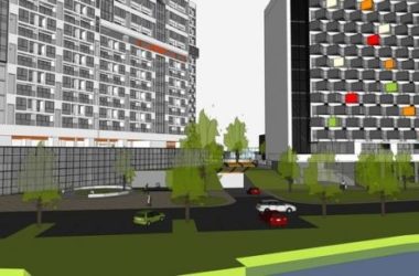 Sketchup住宅模型|高层公寓大楼，居住建筑，现代风格-BIM建筑网