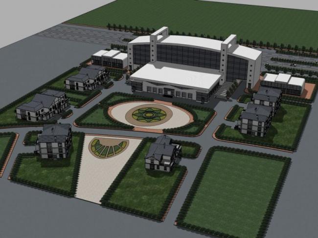 Sketchup酒店模型|多层酒店，现代风格