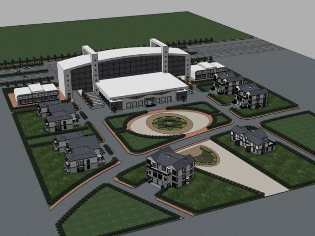 Sketchup住宅模型|多层酒店，现代风格