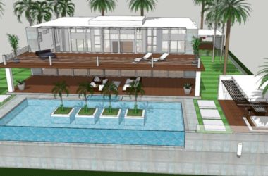 Sketchup酒店模型|多层酒店别墅，现代风格-BIM建筑网