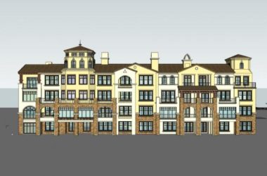 Sketchup住宅模型|多层住宅小区，古典风格-BIM建筑网