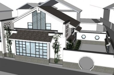 Sketchup住宅模型|多层住宅，古典风格-BIM建筑网