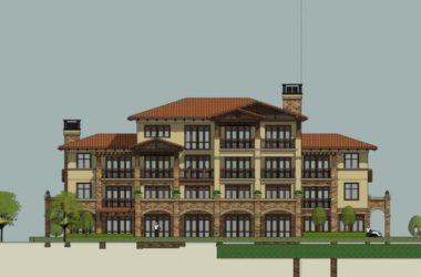 Sketchup住宅模型|多层住宅公寓，古典风格-BIM建筑网