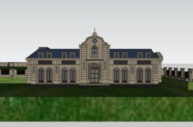 Sketchup商业模型|多层商业建筑，法式古典风格-BIM建筑网