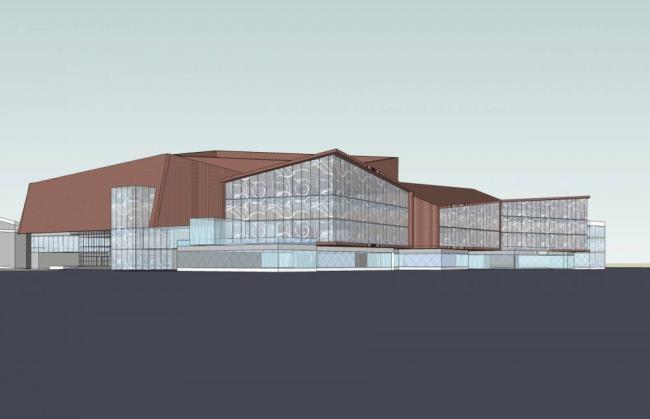 Sketchup文化模型|大剧院，影剧院，多层，现代风格，文化建筑