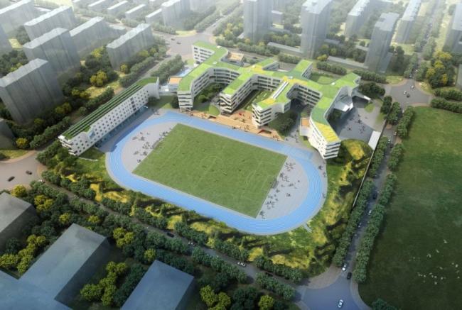 Sketchup学校模型|多层学校，校园教育建筑，现代风格