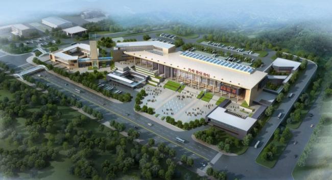 Sketchup车站路桥|客运站，现代风格