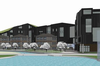 Sketchup学校模型|多层艺校学校，职业学校校园教育建筑，现代风格-BIM建筑网