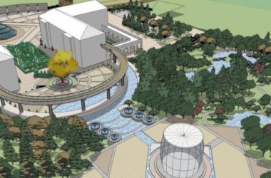 Sketchup景观模型|公园景观，现代风格-BIM建筑网