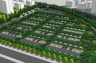 Sketchup景观模型|停车场景观，现代风格-BIM建筑网