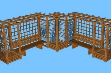 Sketchup素材模型|公园休闲座椅椅子su模型素材组件-BIM建筑网