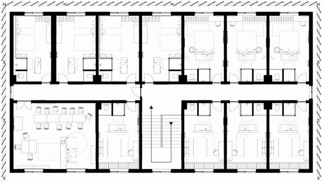 BIM建筑|小也山谷平易近宿·延庆 / 阿穆隆设计工作室