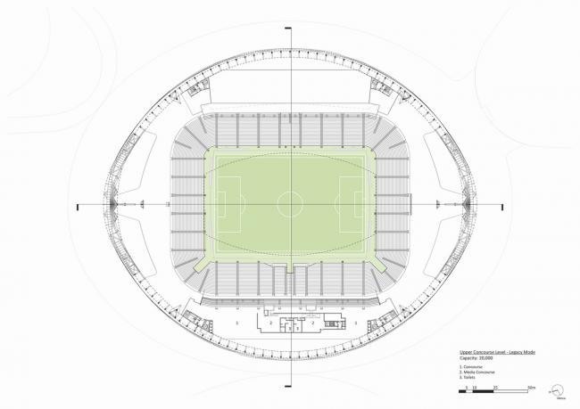 BIM建筑|仿佛海上扬起的船帆：2022年世界杯主赛场 / 扎哈·哈迪德建筑事务所