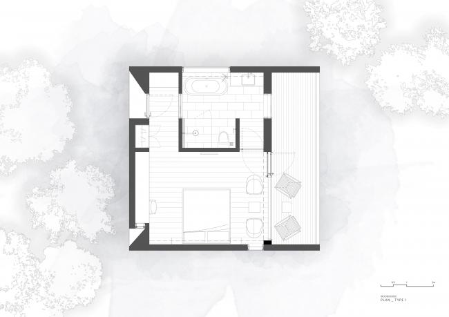 BIM建筑|板屋酒店 l 休耕建筑