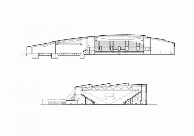 BIM建筑|天高海阔，如同年夜海上翻腾的白色巨浪：如东体育中间 / 同济年夜学建筑设计研讨院