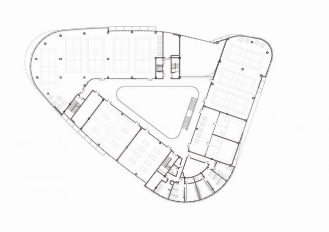 BIM建筑|天高海阔，如同年夜海上翻腾的白色巨浪：如东体育中间 / 同济年夜学建筑设计研讨院