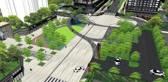 Sketchup住宅模型|超高层住宅，小区，居住建筑，景观，现代风格