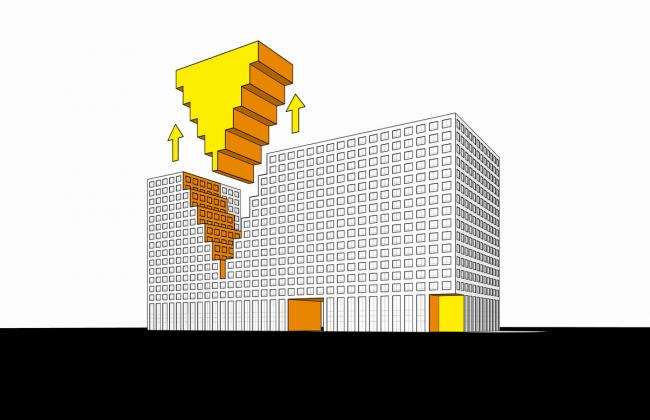 BIM建筑|荒凉丛生中的红色“山谷”：485 Marin 室第楼