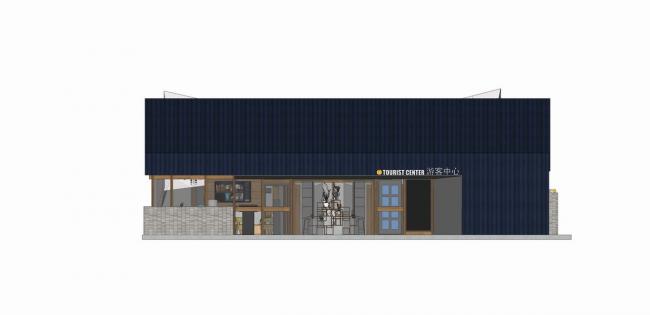 BIM建筑|麓湖水城上的风帆： 旅客中间 / HC+2 Studio