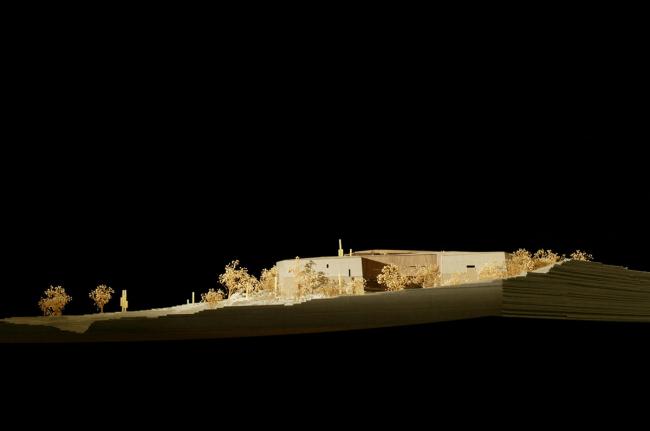 BIM建筑|粗野主义，禅宗花圃——戈壁中的精巧室第