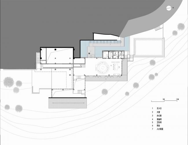 BIM建筑|邻接峡谷，融进聚落：黑竹沟禅驿精品酒店招待中间 / 研筑舍建筑设计