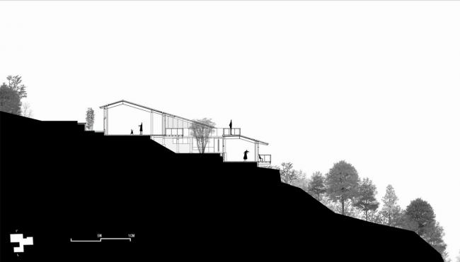 BIM建筑|邻接峡谷，融进聚落：黑竹沟禅驿精品酒店招待中间 / 研筑舍建筑设计