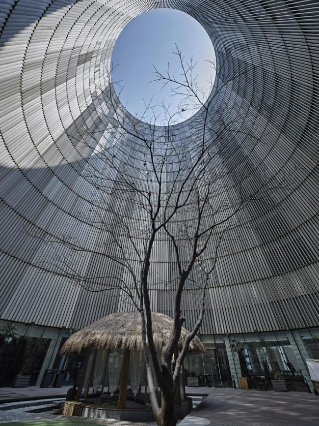 BIM建筑|管中窥豹，上海喜玛拉雅中间无极场茶馆设计 / 上海善祥建筑设计