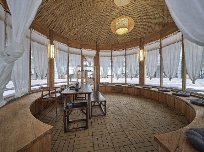 BIM建筑|管中窥豹，上海喜玛拉雅中间无极场茶馆设计 / 上海善祥建筑设计